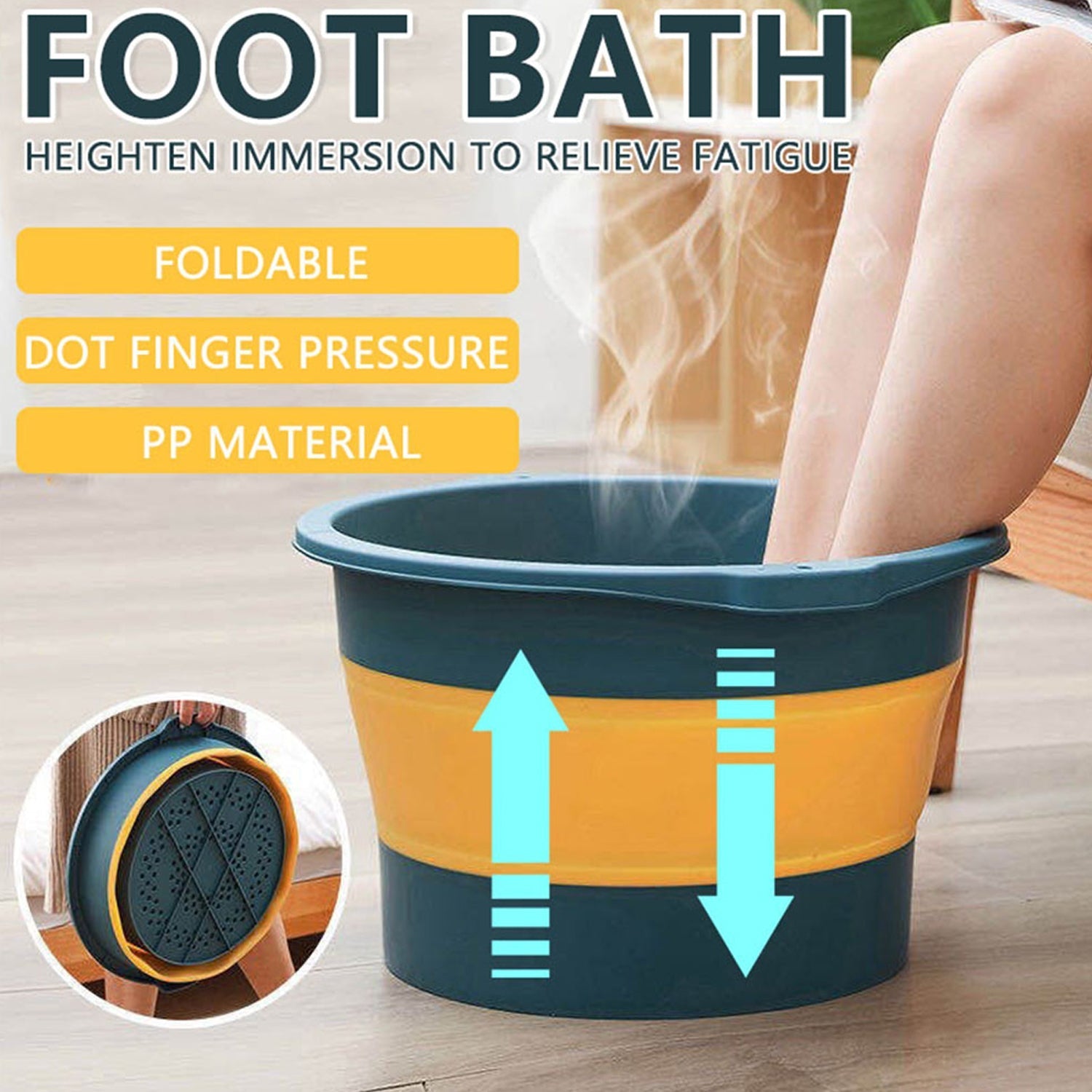 Multi-use portable tub, collapsible for easy storage Multi-use portable tub, collapsible for easy storage
